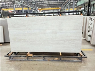 Sintered Stone Slabs Beige Travertine For Home Floor