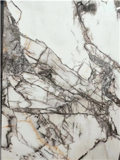 Sintered Stone Slabs Milas Lilac Marble Look Wall Decoration