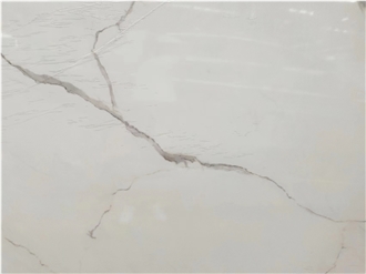 Statuario Venato White Marble Look Sintered Stone Slabs Tile