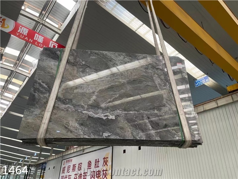 Arabescato Orobico Grigio Marble Slabs For Floor