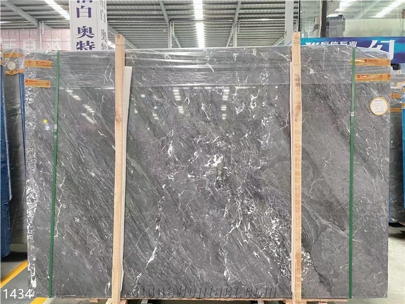 China Impression Gray Marble Slabs Tile For Project Tile