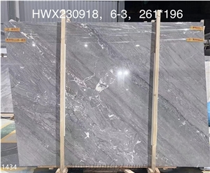 China Impression Gray Marble Slabs Tile For Project Tile