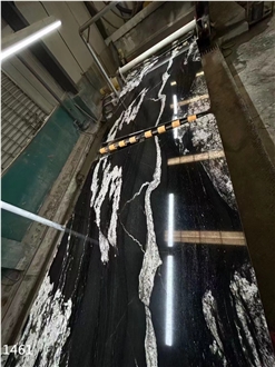 Nebula Granite Black Cosmic Swan Proto Slabs For Floor