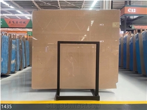 White Bursa Beige Marble Slabs Platinum Century Stone Tile