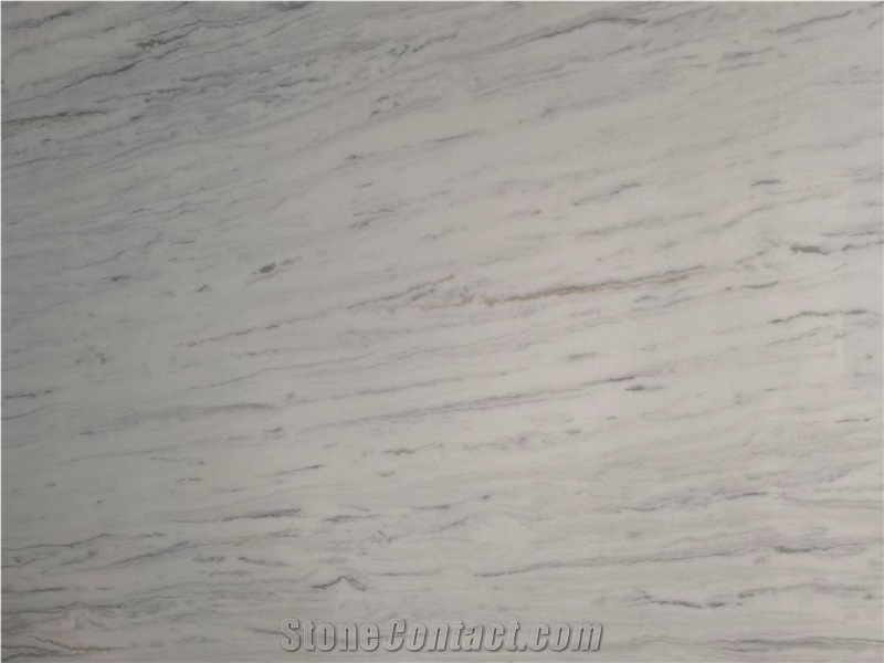 Eased Edges White 5099 Mont Blanc Quartz Bathroom Vanity Tops