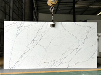 Goldtop Quartz Gold Vines 5106 Paonazzo Extra Quartz Slabs