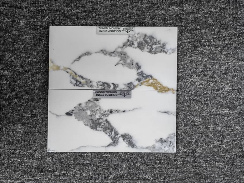 Rich Edge Process 5091 Calacatta Paonazzo Kitchen Countertop