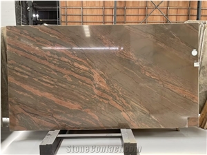 Beautiful Brown Elegant Brown Quartzite  Slabs