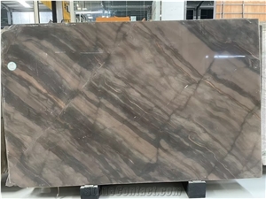 Beautiful Brown Elegant Brown Quartzite  Slabs