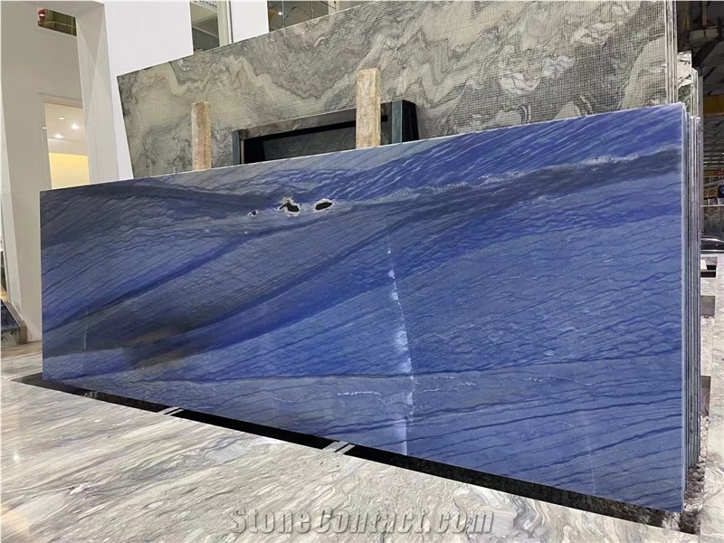 Brazil Bule Quartzite Nice Azul Bule Slabs