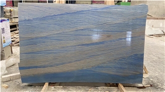 Elegant Azul Macaubas Blue Quartzite Slabs