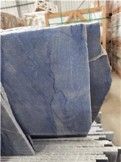 Elegant Azul Macaubas Blue Quartzite Slabs