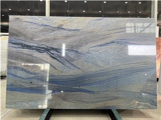 Elegant Azul Macaubas Blue Quartzite Slabs