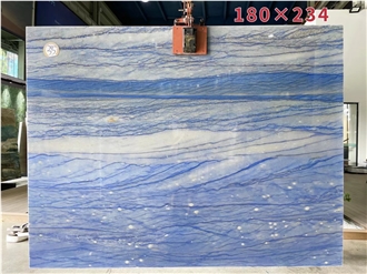 Elegant Azul Macaubas Blue Quartzite Slabs