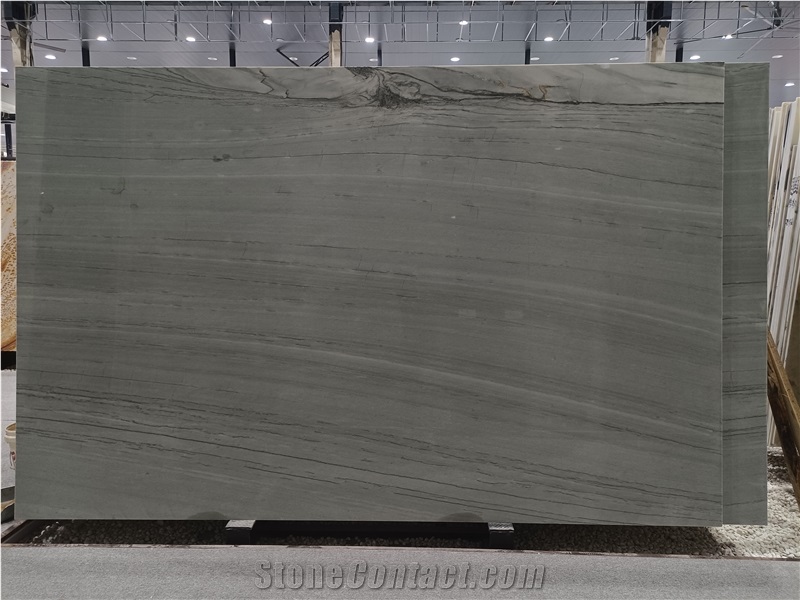 GOLDTOP Natural Luxury Sand Wave Black Quartzite Slabs