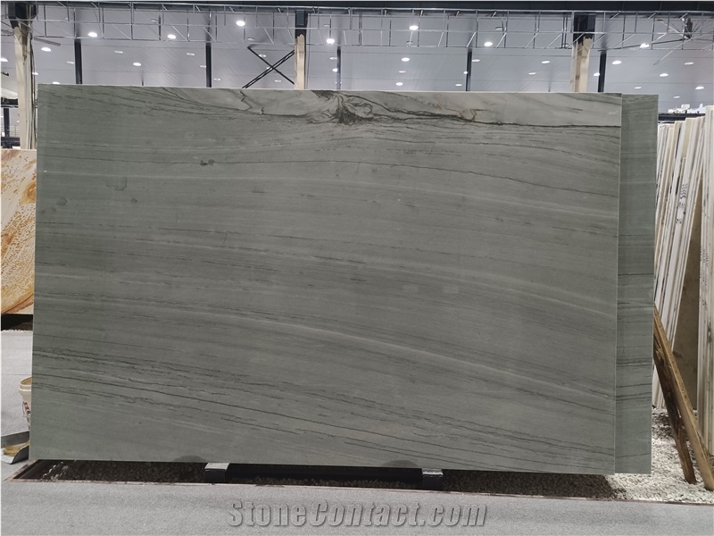 GOLDTOP Natural Luxury Sand Wave Black Quartzite Slabs
