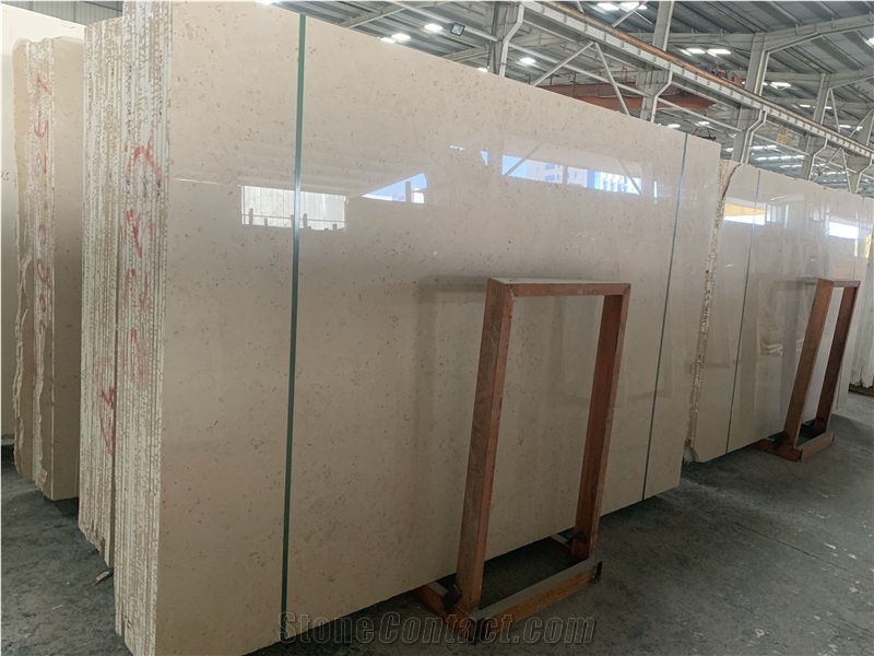 Goldtop OEM/ODM Ivory Beige Marble Slabs For Villa