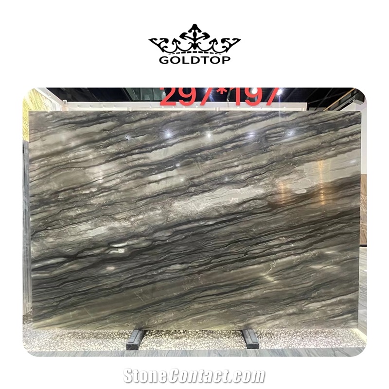 Goldtop OEM/ODM Luxury Brown Quartzite Slabs
