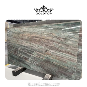 Good Surface Royal Emerald Quartzite  Slabs