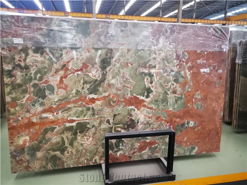 Green Onyx High Gloss Onice Slabs Tiles