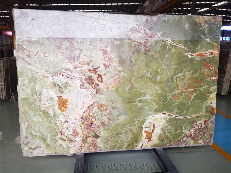Green Onyx High Gloss Onice Slabs Tiles