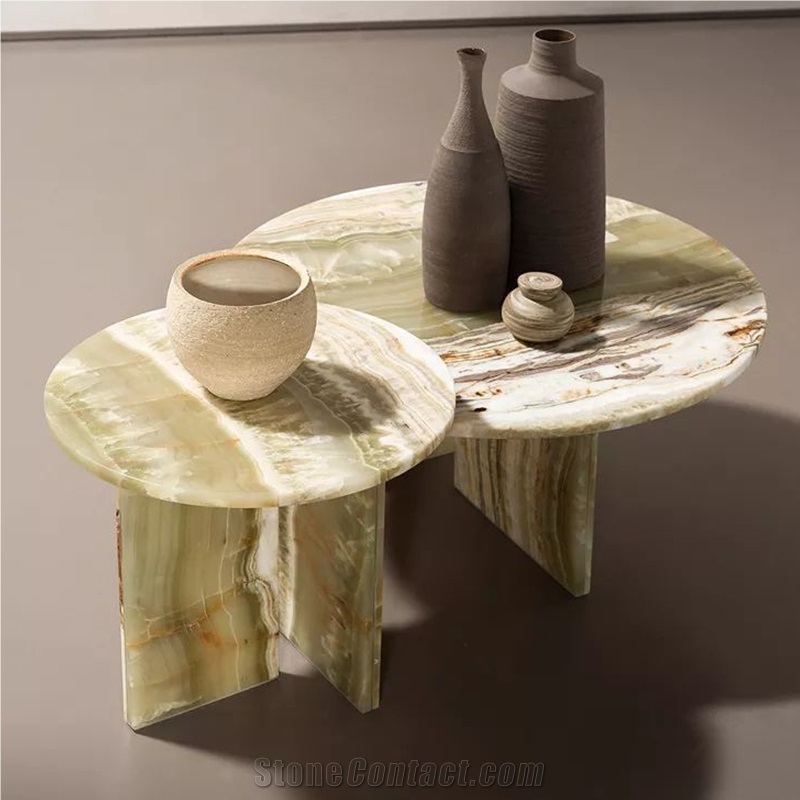 Green Onyx High Gloss Onice Slabs Tiles