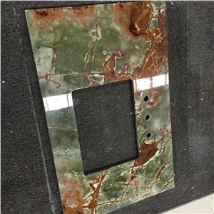 Green Onyx High Gloss Onice Slabs Tiles