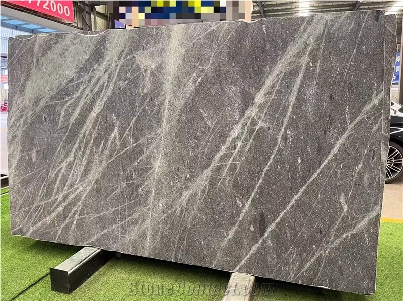 High Quality Galactic Grey Quartzite Slabs For Project