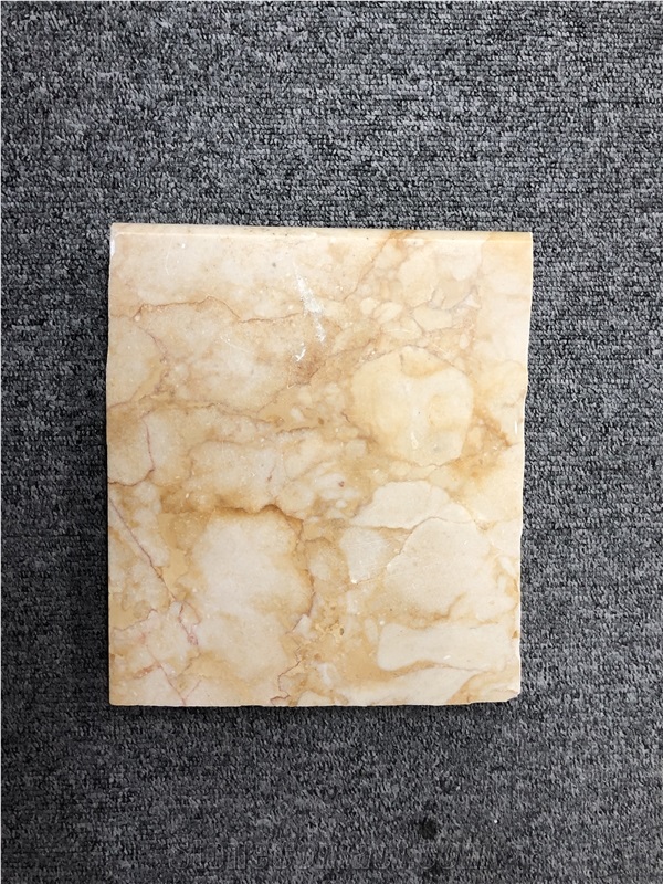 Interior Design Natural Polished Royal Amber Marble Slabs