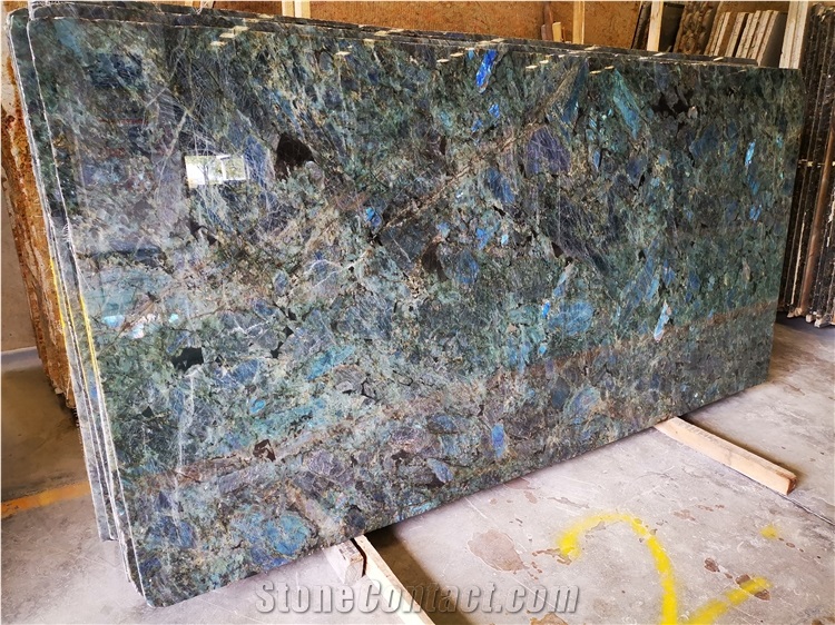 Labradorite Blue Granite Kitchen Countertops