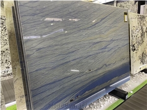 Luxury Blue Quartzite Azul Macaubas Quartzite Slabs