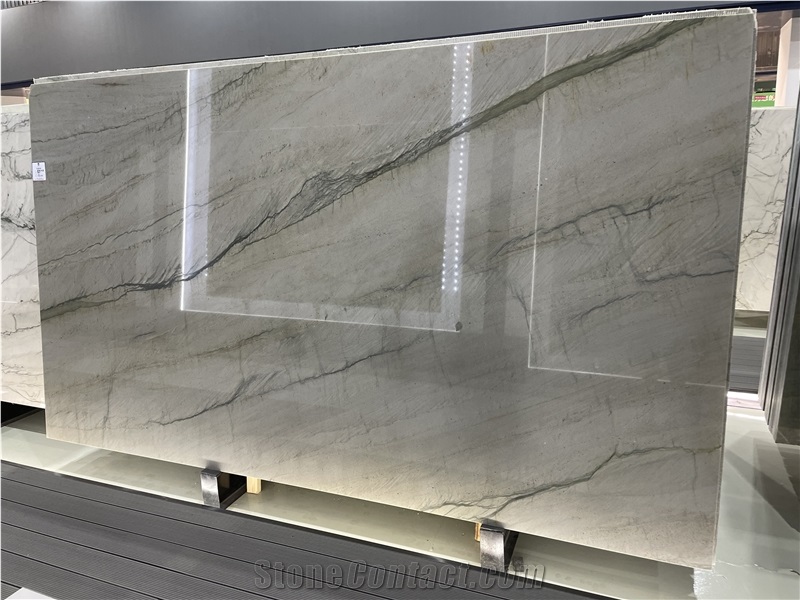 Nice Grey Quartzite Golden Autumn Leaf Color Slabs