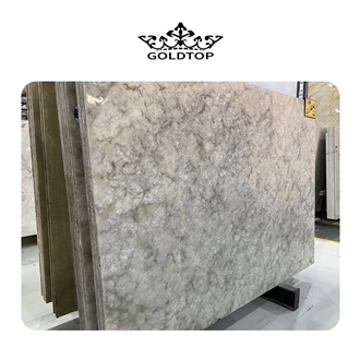 Nice Italy Green Crystal Quartzite Slabs