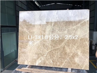 Polished Surface Light Emperador Marble Slabs