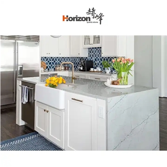 Artificial 3M Calacatta Engineered Quartz Stone Quartz Slabs