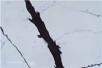 Artificial Black Calacatta Printed Stone Quartz Slabs