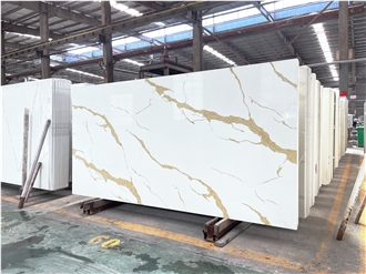 Calacatta Gold Quartz Stone Slabs