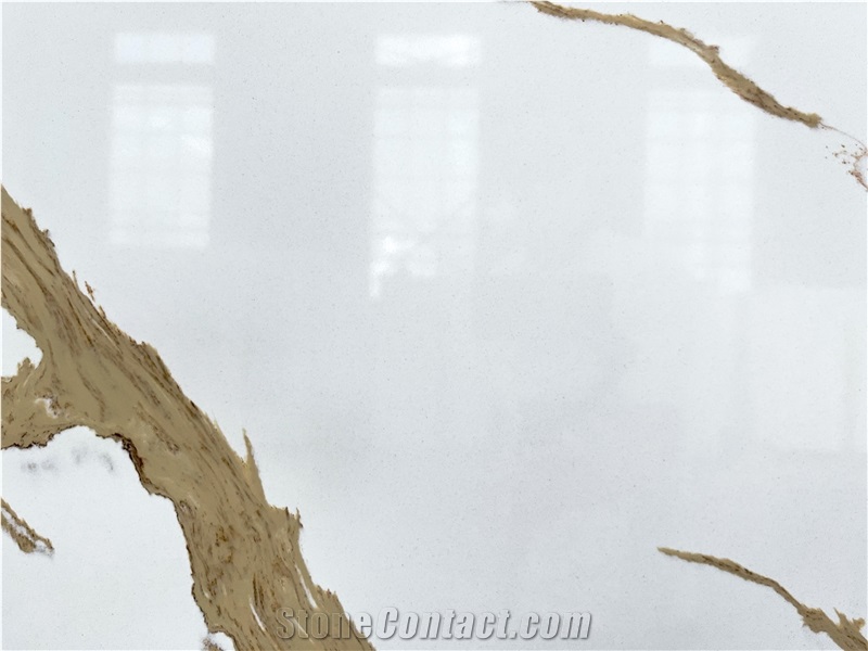 Calacatta Gold Quartz Stone Slabs