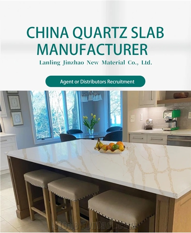 Calacatta Gold Quartz Stone Slabs