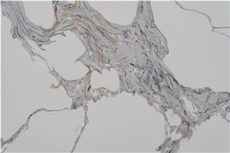 Calacatta White Quartz Stone Slab Engineered Stone