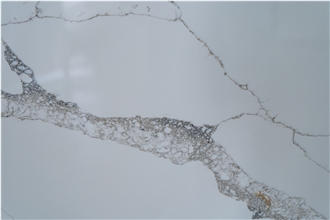 Factory Wholesale Customized Calacatta White Quartz Slabs