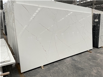 Horizon Calacatta White Engineered Stone Artificial Quartz