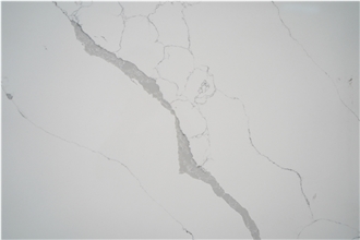 Hot Sale Aritificial Calacatta Quartz Slabs For Interior Use
