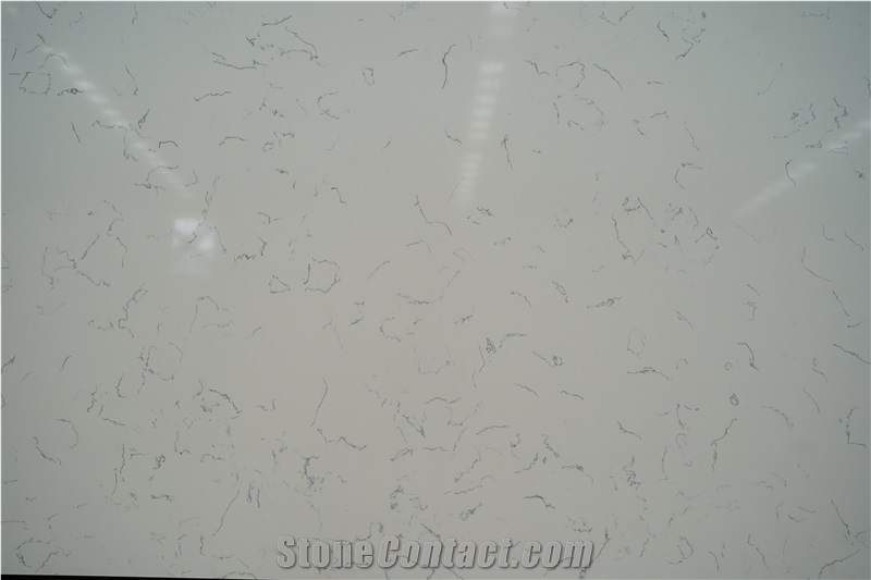 Jumbo Size Carrara White Wholesale Price  Quartz Slabs