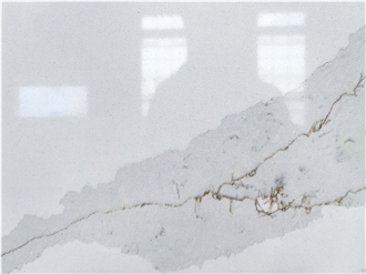 Manufacturer Calacatta White Quartz Stone Slab Quartz Slabs