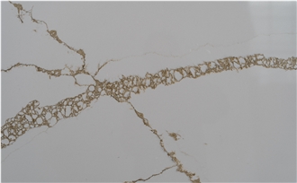 Manufactures In China White Artificial Calacatta Quartz Slabs