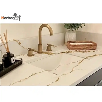 Manufactures In China White Artificial Calacatta Quartz Slabs