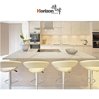 Modern White Calacatta Engineered Quartz Slabs