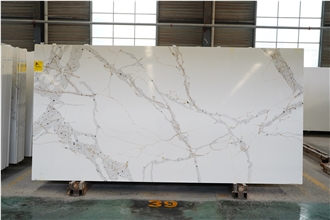 Newest Design Of Quartz Calacatta  Artificial Calacatta