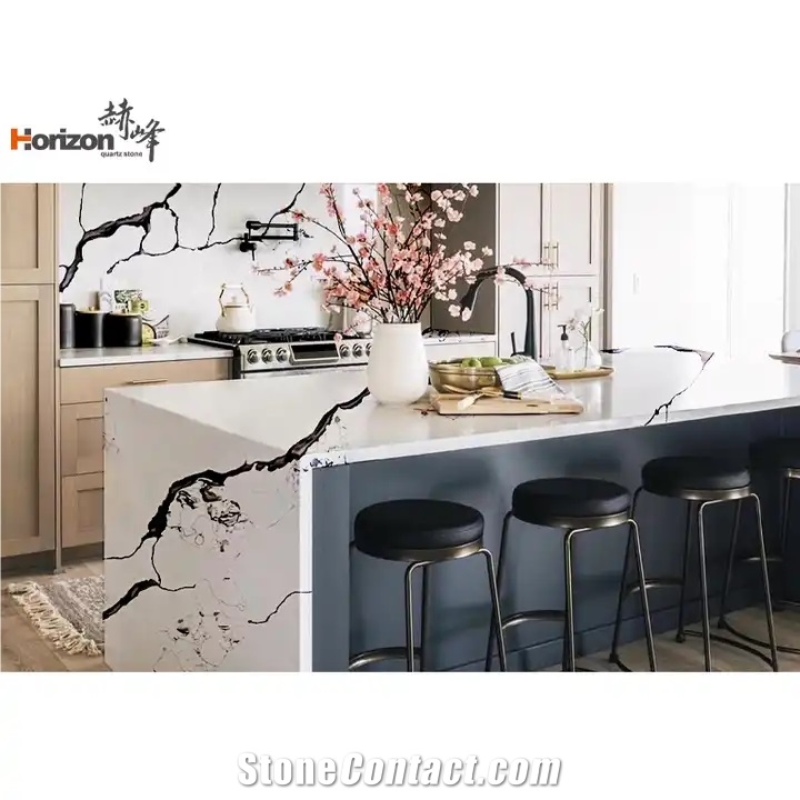 Newest Design Of Quartz Calacatta  Artificial Calacatta
